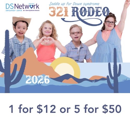 Product Description: DSNetwork's annual calendar features the beautiful faces of our loved ones with Down syndrome. Each year, the highly anticipated calendar is debuted at our Down Syndrome Walk Arizona.</br></br>Online orders can be picked up from our Enrichment Center at 1445 E Guadalupe Rd, Ste 103, Tempe, AZ 85283 (FREE).*Otherwise, the cost to mail your calendars is$10.</br>*If picking up in the office, please call or text 480-759-9150 to make arrangements.</br> 2026 Calendar $12 ea. or 2 for $21 or 5 for $50
